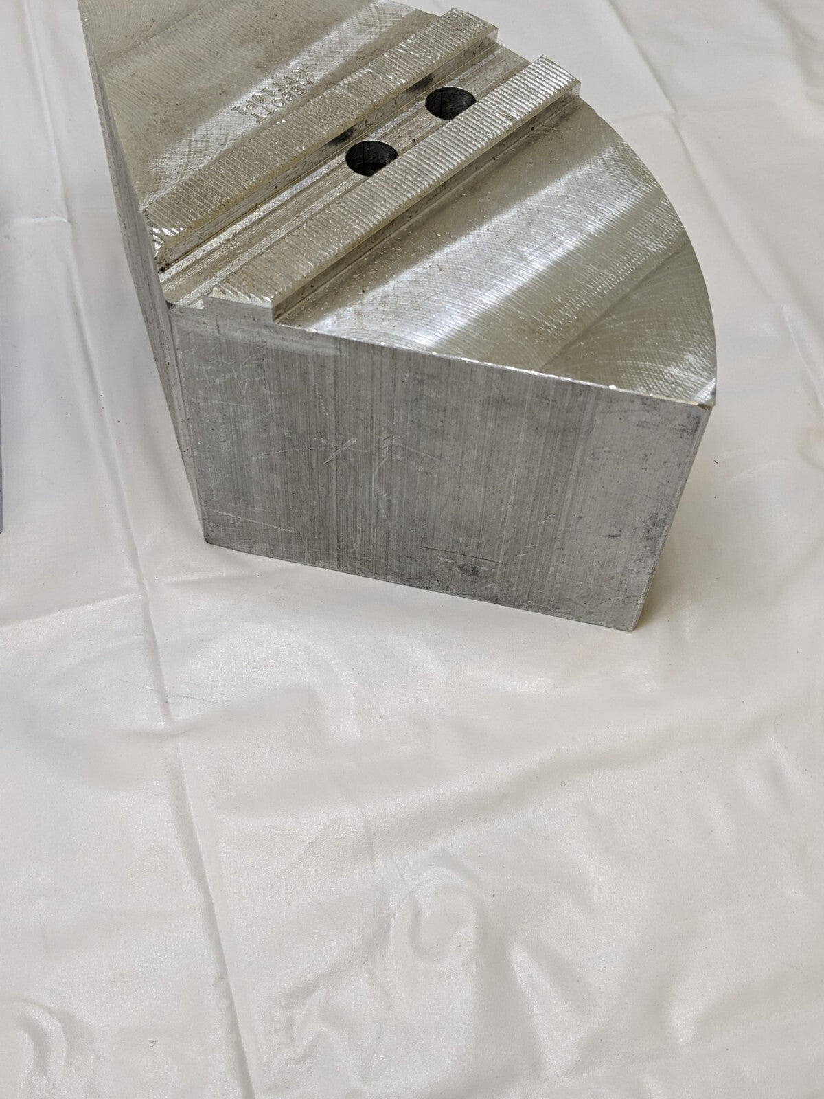Abbott Soft Lathe Chuck Jaw: Serrated 10 OAW, 4 OAH Qty 2 Jaws KTT10P1