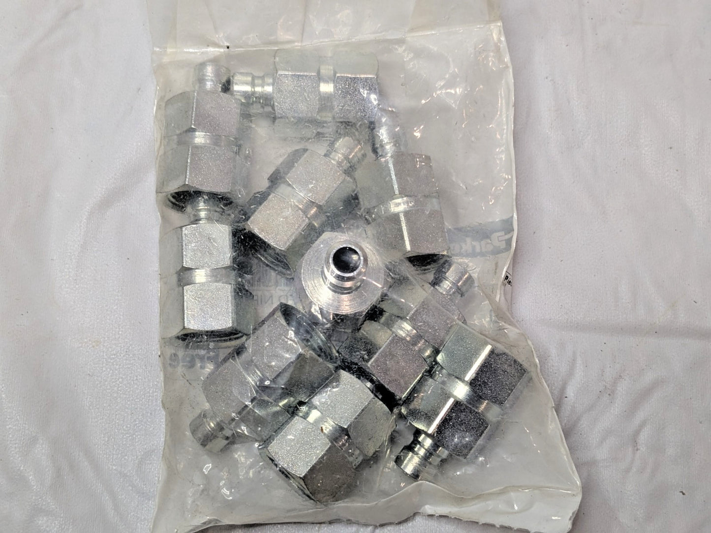 Parker Steel Hydraulic Quick Couplings 1/4" Body Dia X 3/8"-18NPTF QTY 10 PN253F