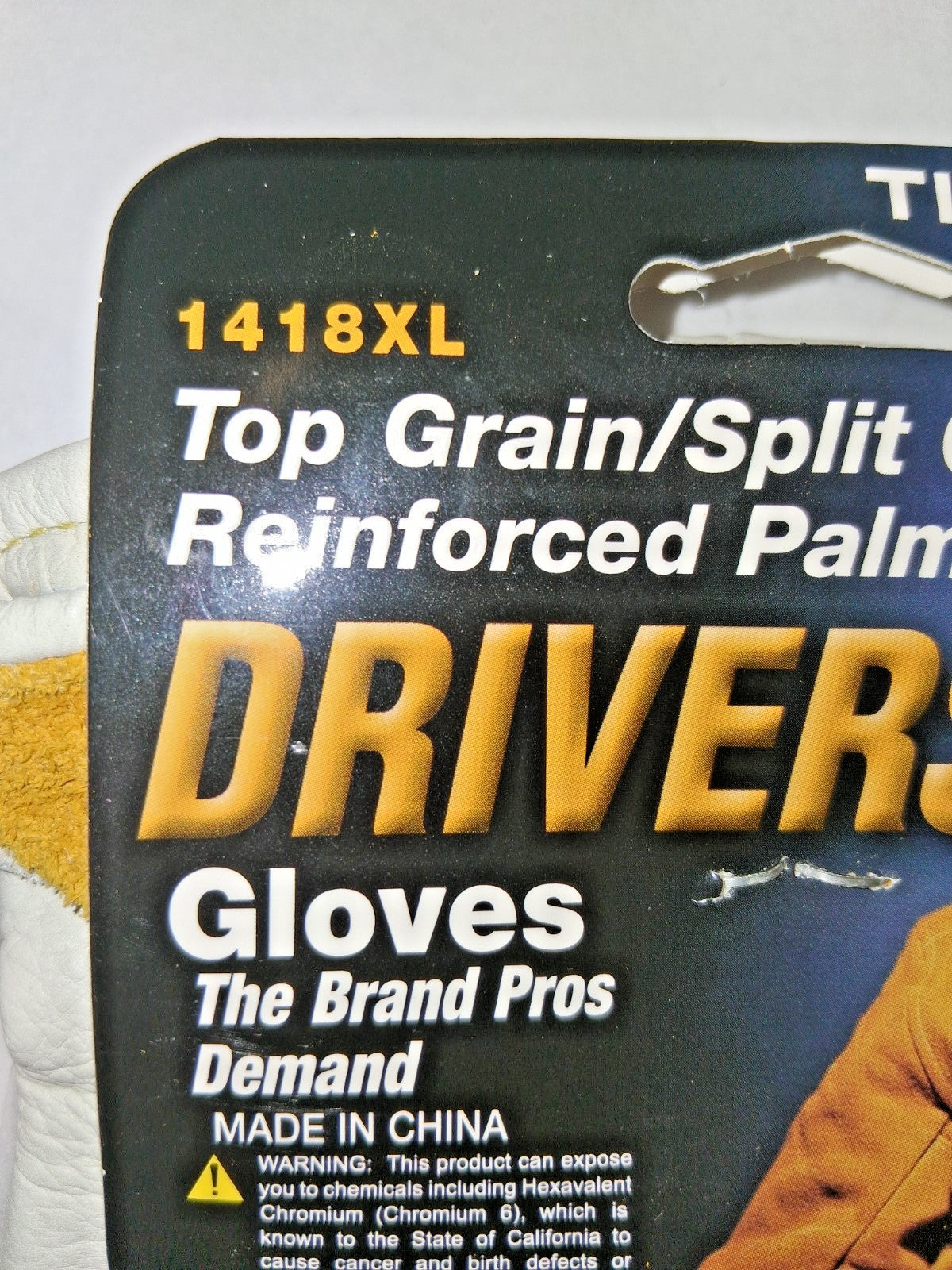 TILLMAN General Purpose Gloves Size X-Large Cowhide 1418XL