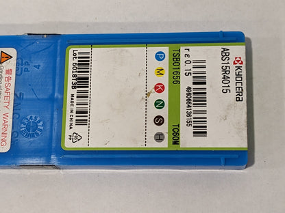 KYOCERA Turning Inserts 8ct ABS15R4015 TC60 Cermet TSB01656
