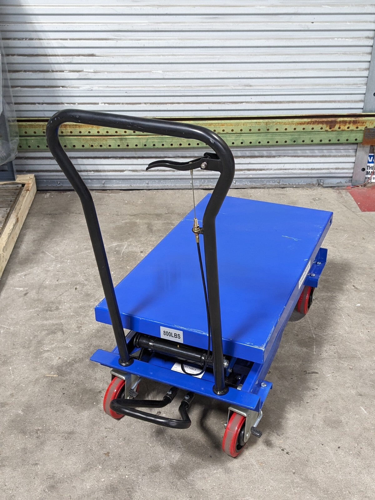 Pro Source Hydraulic Scissor Lift Cart 800 lb. Capacity 35" x 20" Plat
