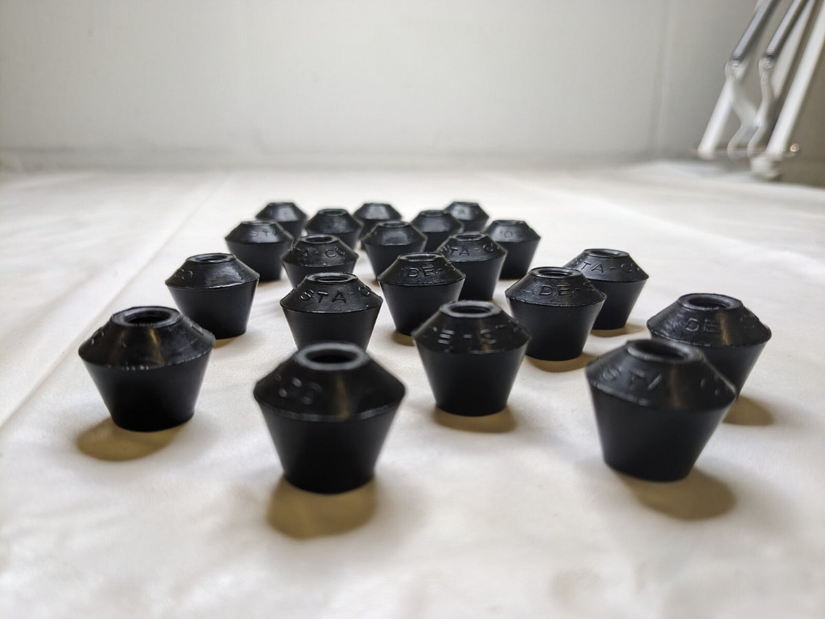 DE-STA-CO 0.79 Max Diam 1/4-2 Thread Screw On Replacement Cap 20pc 215219