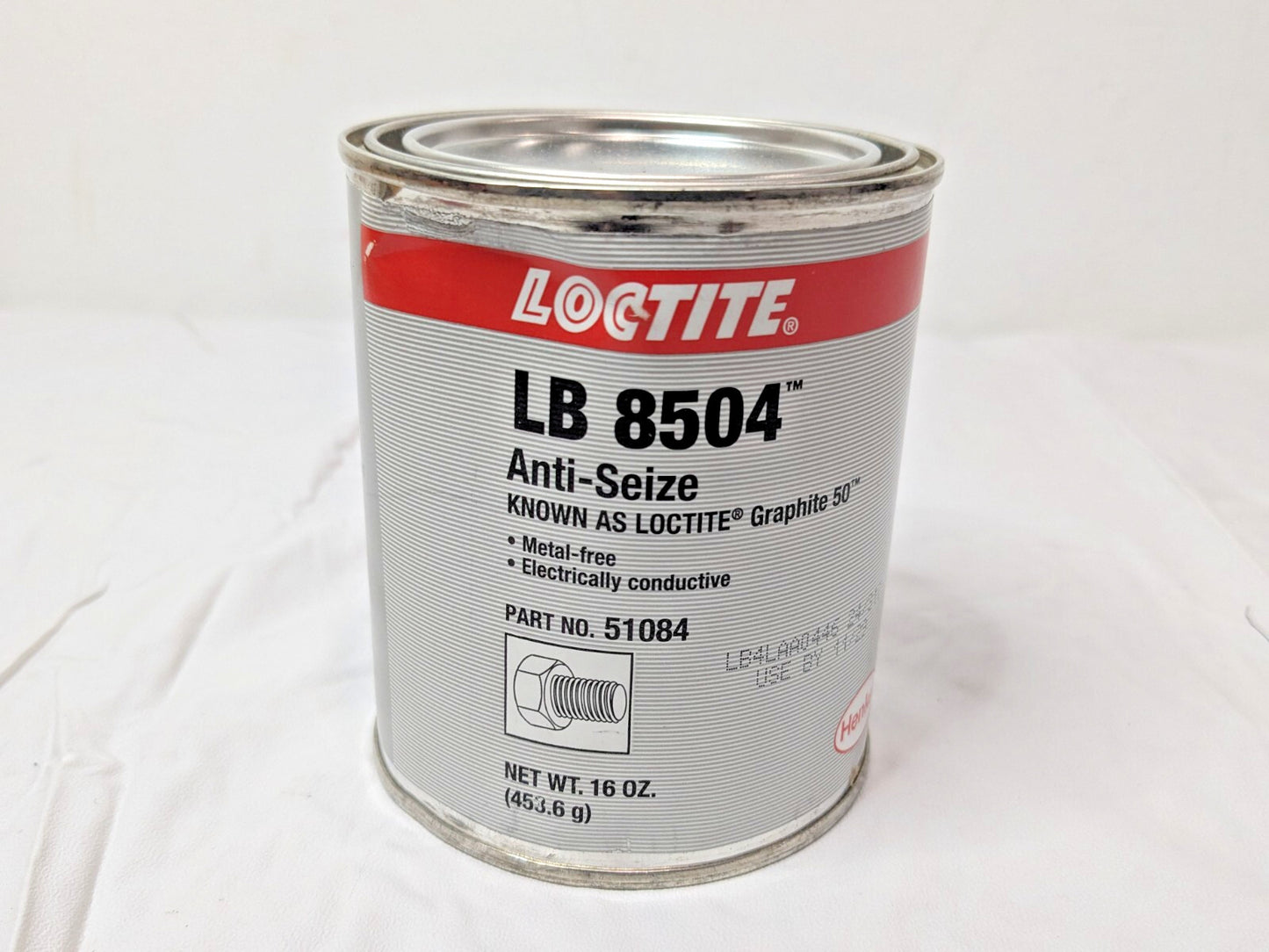 1 LB CAN Loctite Graphite 50 Anti-Seize Lubricant Series LB 8504 51084-234244