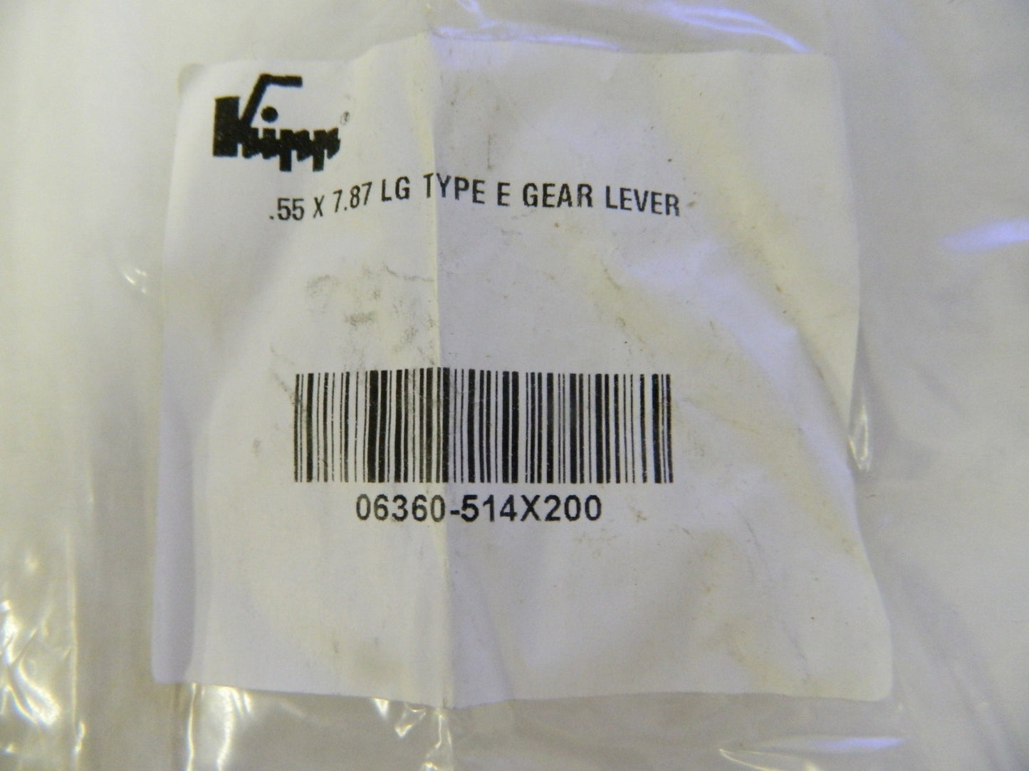Kipp Gear Lever Arms Type E .55 X 7.87 Cylindrical Stem QTY 2  06360-514X200