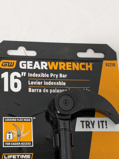 GEARWRENCH 3 Pc Indexing Pry Bar Set 8", 10" & 16" 82301D