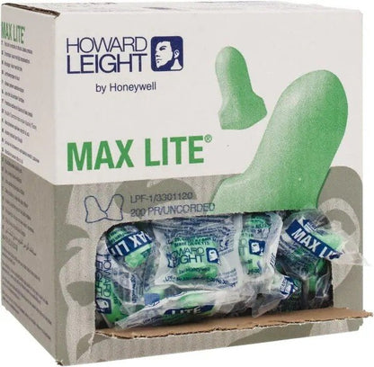 Howard Leight Disposable Uncorded 30 dB  Earplugs QTY  200 LPF-1