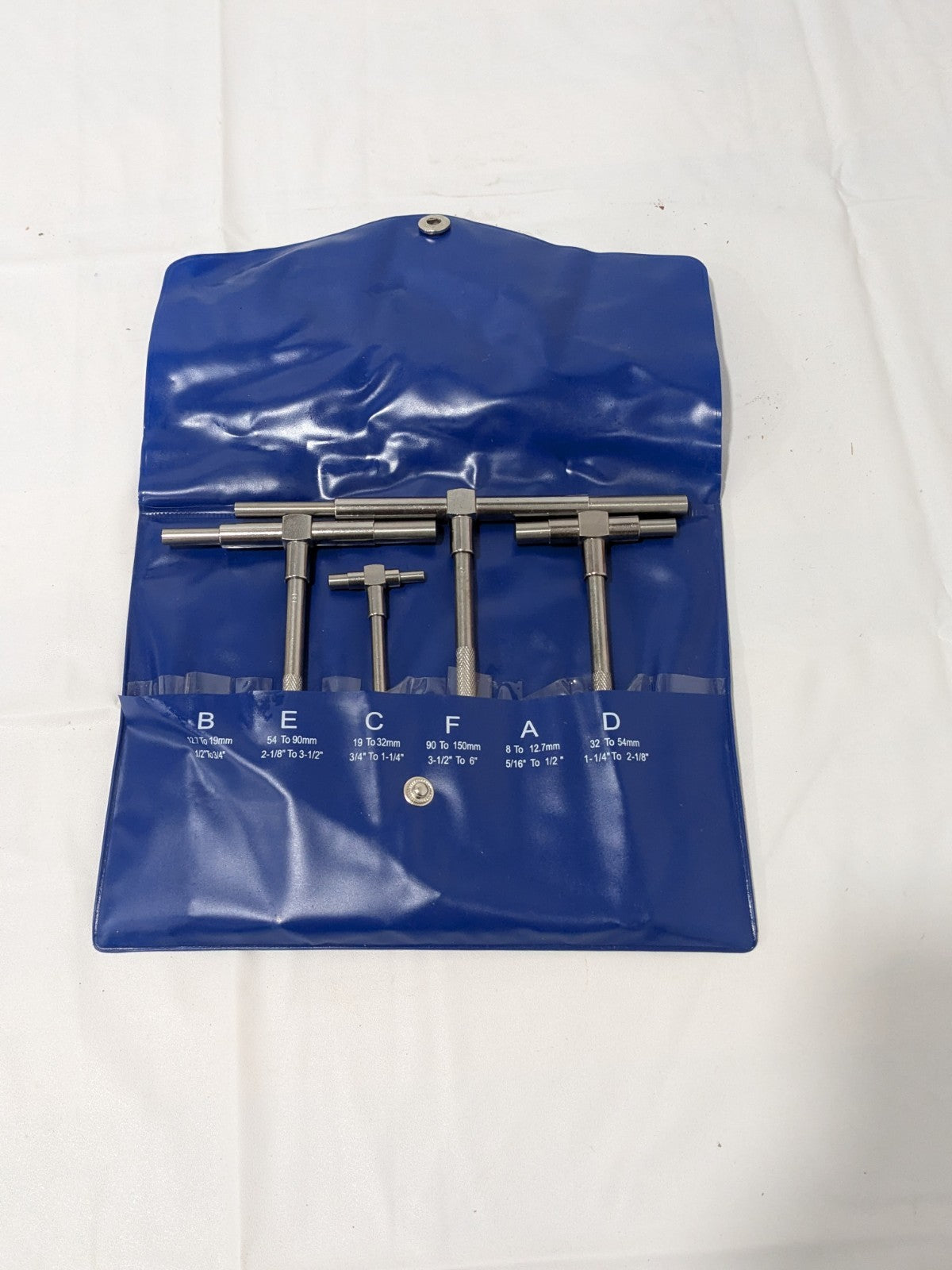 Telescoping Gage Set: 5/16 to 6", 4 Pc 615-6610 INCOMPLETE