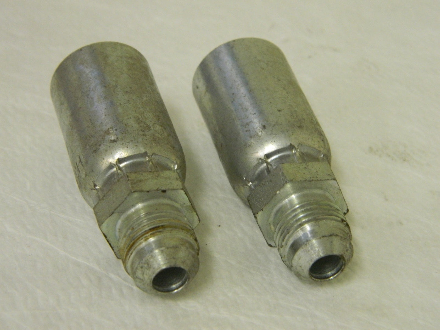 Hydraulic SAE 45 Flare Male Rigid Crimp Coupling Lot of 2 HY06-06MA