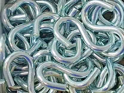 Campbell Carbon Steel Zinc Plated S-Hooks QTY50 Trade Size #80 6108024