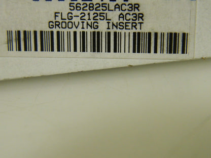 Tool-Flo Carbide Double Grooving Inserts 5Pk FLG2125 AC3 Grade .125" 562825