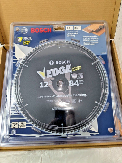 Bosch Edge Composite Decking Circular Saw Blade 12" X 84-Tooth DCB1284CD