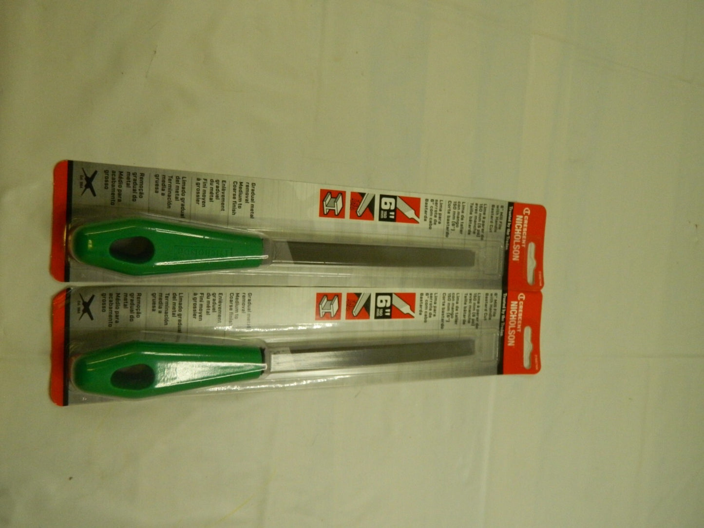 NICHOLSON American-Pattern File: 6 " Length, Mill, Single QTY2 21687NN