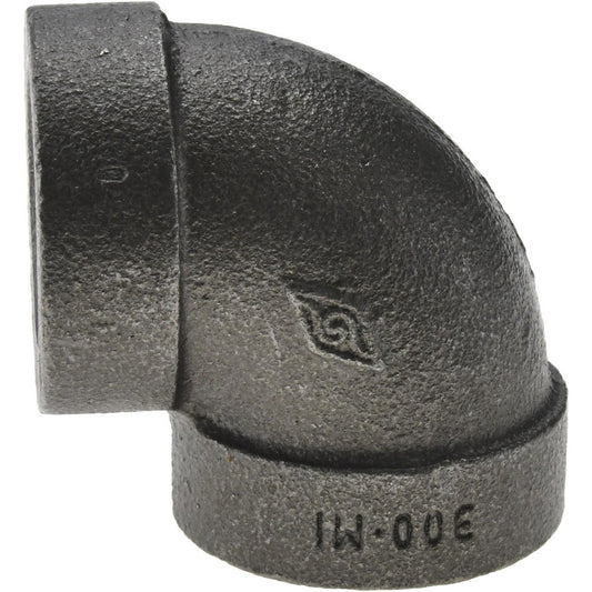 Professional Black Threaded 90 deg Elbows 2Pk 1" 36996809