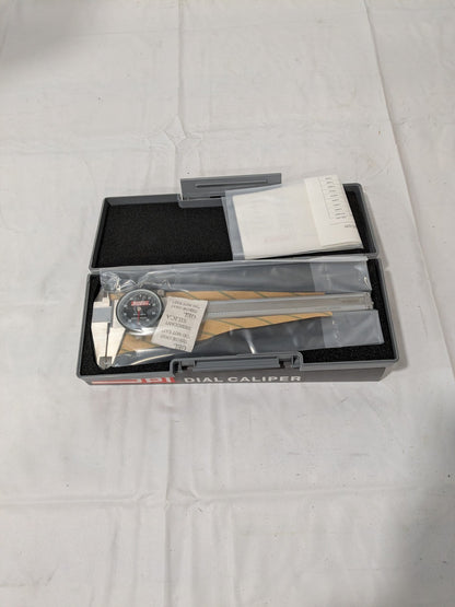 SPI Dial Caliper 0-6", Black Dial Face - 17-971-3