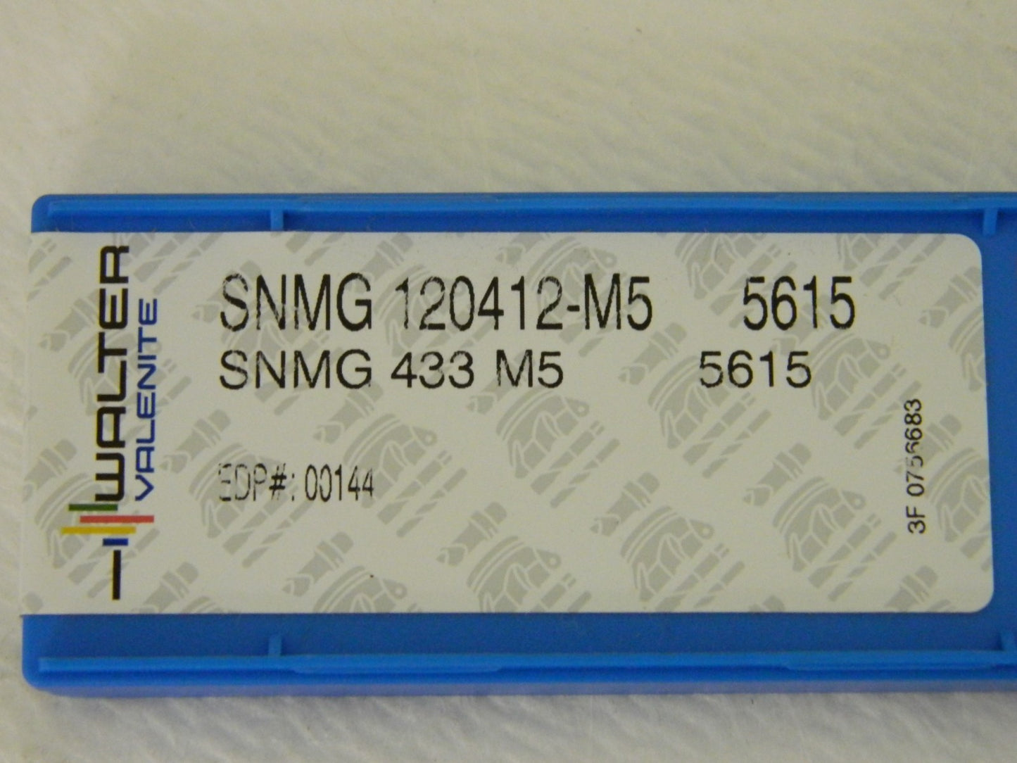 Walter Valenite Carbide Turning Insert SNMG433 M5 VP5615 Qty 9 00144