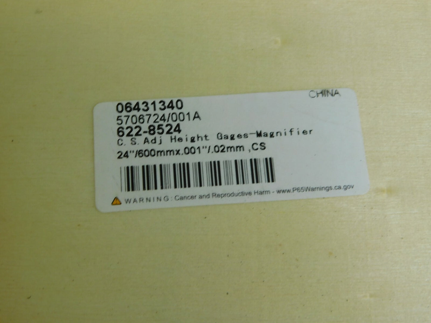 Pro-Grade Vernier Height Gage 0 to 24" Measurement 0.001" Graduation 0
