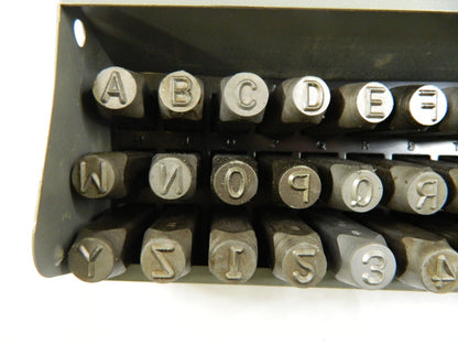 C.H. HANSON 36 Piece, 5/16 Character Steel Stamp Set 21629