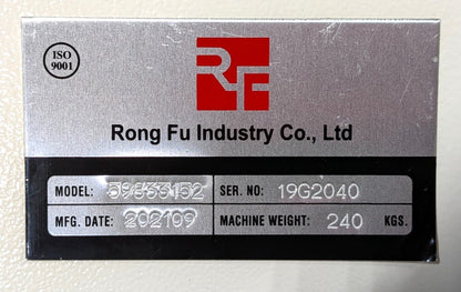 RONG FU 5 x 16" Horizontal Bandsaw Variable-Speed  110V  1.5HP  Never Used!