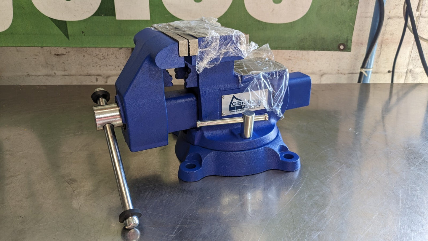 Gibraltar Reversible Combination Bench Vise w/ Swivel Base 5-1/2" Jaw Width