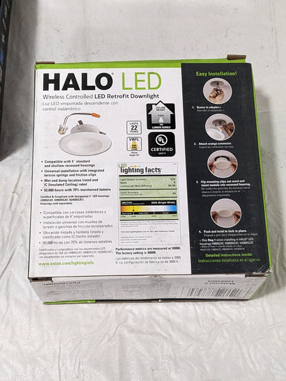 Halo 4" Wireless Smart Integrated LED Recessed Ceiling Light Qty 4 RL460WHZHA69
