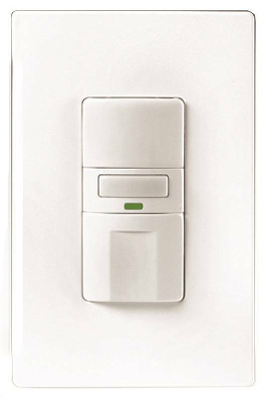 Cooper  1,000 Square Ft. Coverage Infrared Vacancy Sensor Wall Switch VS310U-W