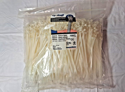 Thomas & Betts Nylon Standard Cable Tie 7.31" Long QTY1000 TY25M