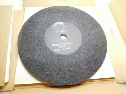 Aluminum Oxide Cutoff Wheels 14" x 7/64" x 1" Hole 36 Grit Qty 6
