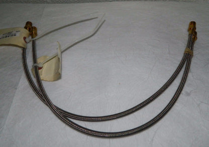 Pro  Flexible Metal Hose Assembly 3/16" ID 24" OAL Brass Qty.2 03319597