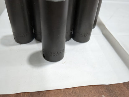 PROTO 9pc Impact Socket: 3/8" Drive, 3/4" Socket, Hex Drive J7724H