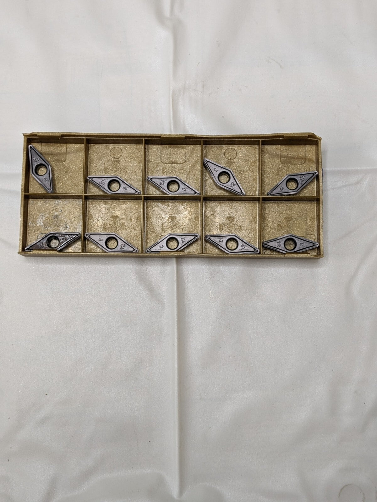 ISCAR Turning Insert: VCMT333SM IC807, Solid Carbide Qty 10 5550500