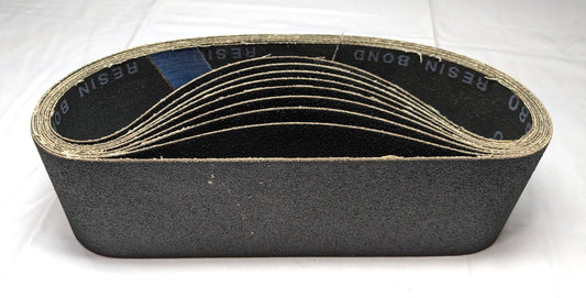 Abrasive Sanding Belt  3"Wide  24"OAL  80Grit  Silicon Carbide  *QTY 9* 63165989