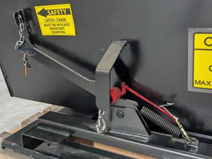 Hippo Hopper Heavy Duty Self-Dumping Hopper w/ Lid and Drain Valve HH24HD