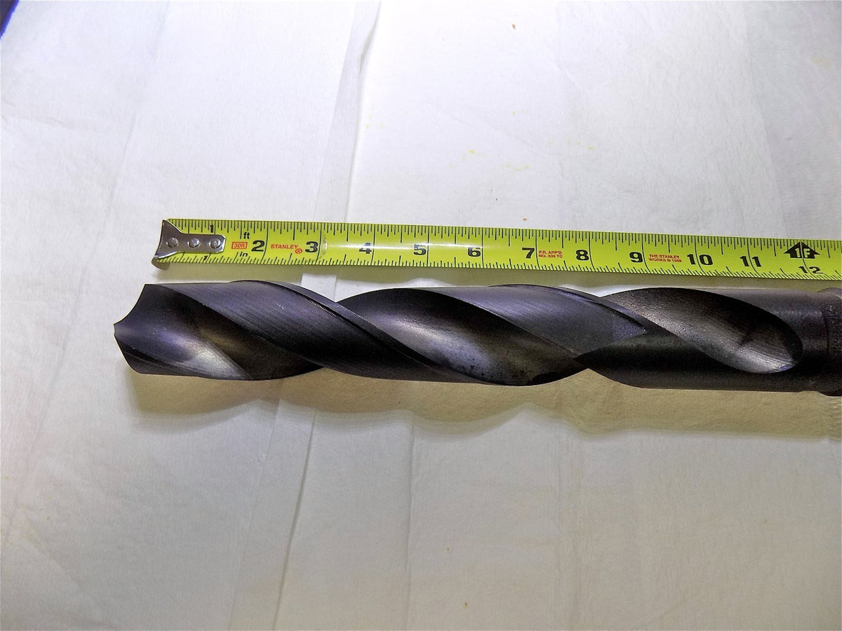 Interstate 5MT HSS Drill Bit 1-21/32" RH 118º Regular Spiral17-3/4" OAL 01551423