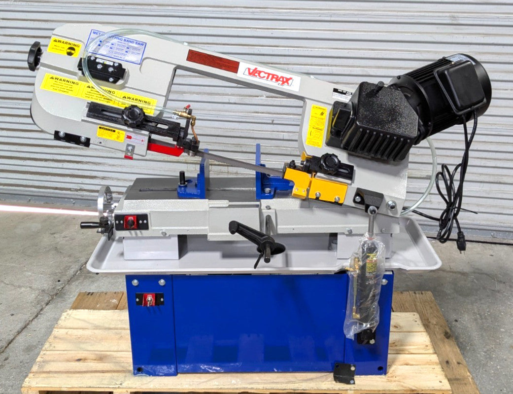 VECTRAX 9X16 Horizontal Bandsaw  Geared Head  220V  1HP  New / Ope