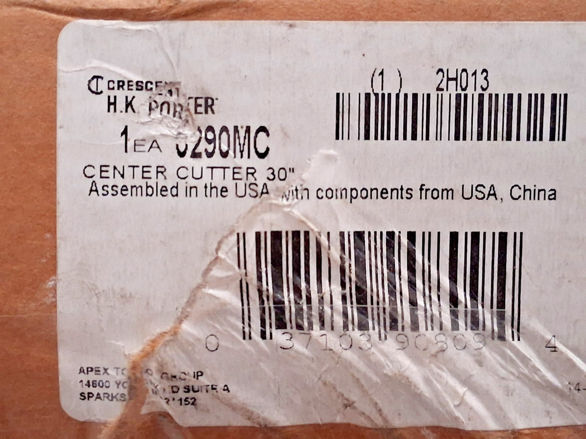 H.K. Porter Bolt Cutter 1/2" Capacity 30" OAL 0209MC