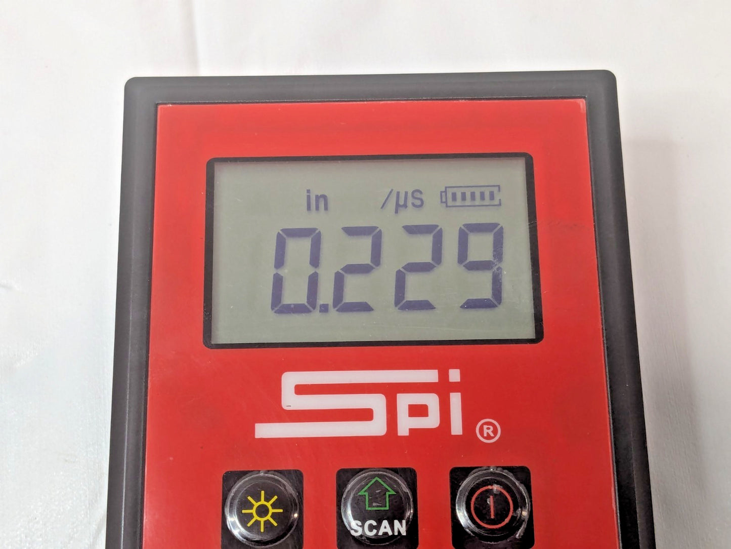 SPI Ultrasonic Thickness Gage 0.1mm to 8" Measurement 0.1mm Resolution 15-145-6