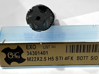 OSG M22x2.50, 4 Flute, 45° Helix Spiral Flute STI Tap 34301401