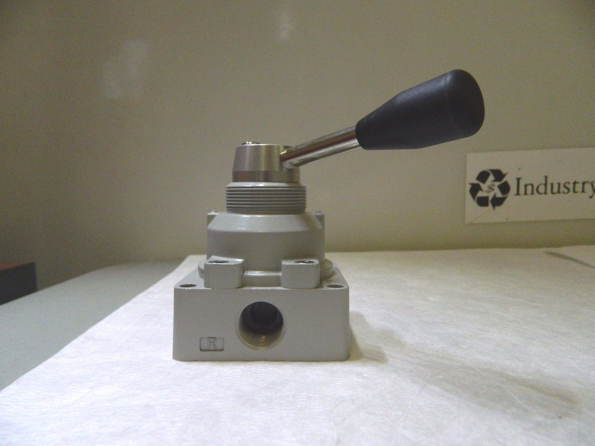 Jupiter Pneumatics 1/2" NPT 4/2 Way Rotary Valve W/I Cock Device 5140241005