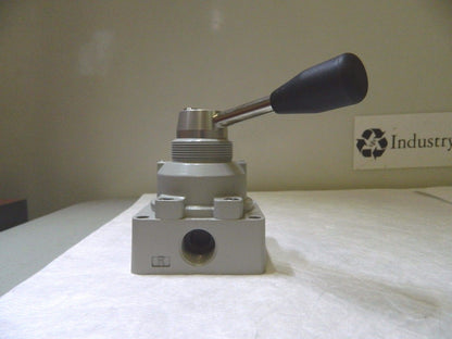 Jupiter Pneumatics 1/2" NPT 4/2 Way Rotary Valve W/I Cock Device 5140241005