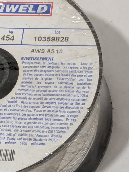 Techniweld MIG Welding Wire: ER4043, 0.0300" Dia, Aluminum, 1 Lb 59802744