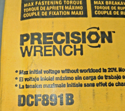 DeWALT Impact Wrench With Hog Ring Anvil 20V Max XR 1/2" Mid-Range DCF891B