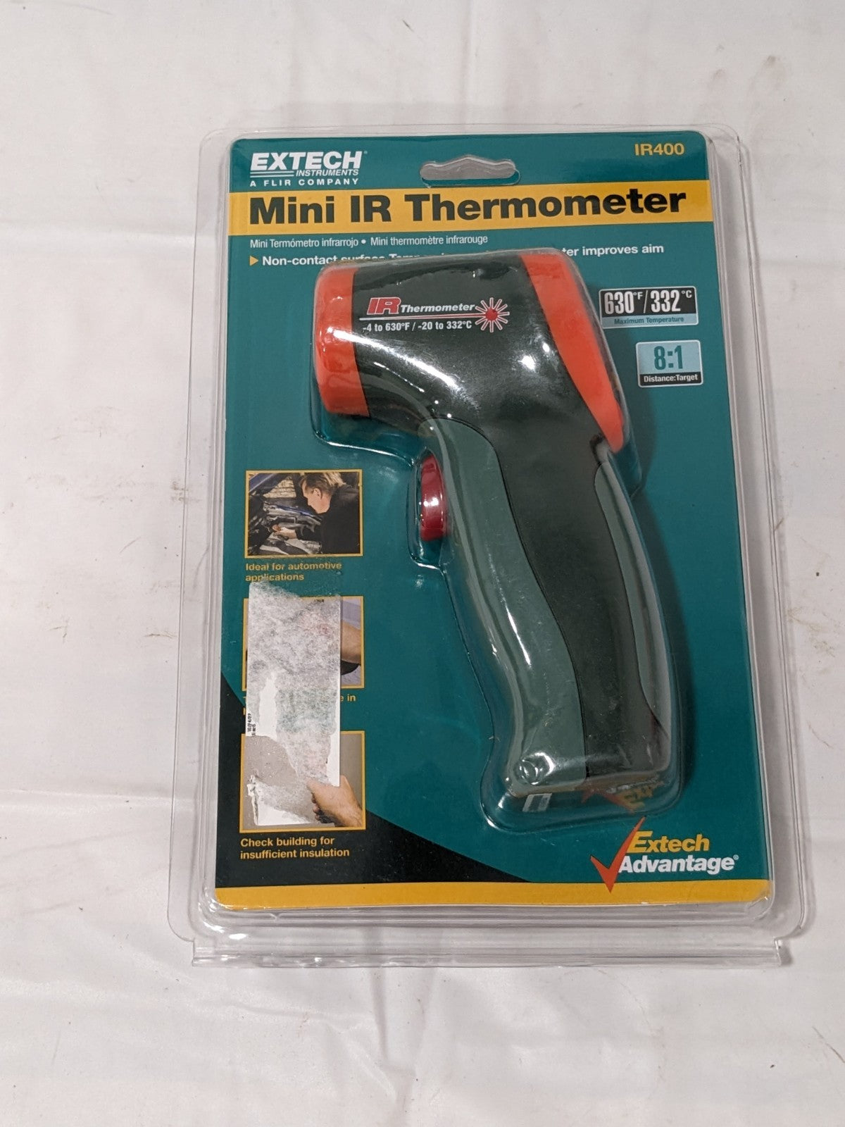 EXTECH -20 to 332°C (-4 to 630°F) Infrared Thermometer IR400
