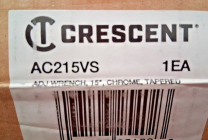 Crescent Adjustable Wrench 15 in OAL Steel AC2115VS