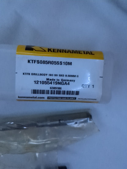 KENNAMETAL Indexable Drill Body: Straight Shank 6389386