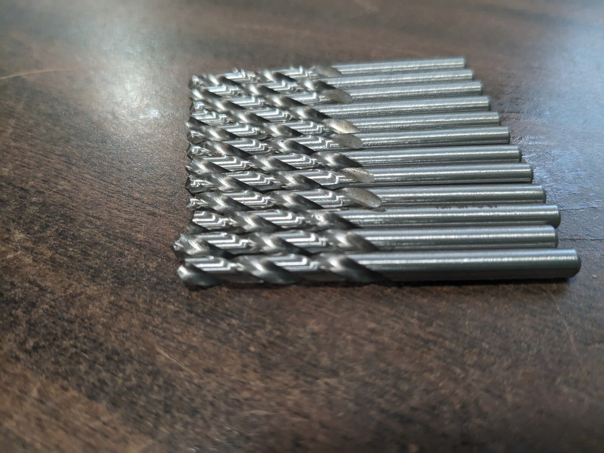 CHICAGO-LATROBE 12pk Screw Machine Length Drill Bit#19 118 °Point hss 48719