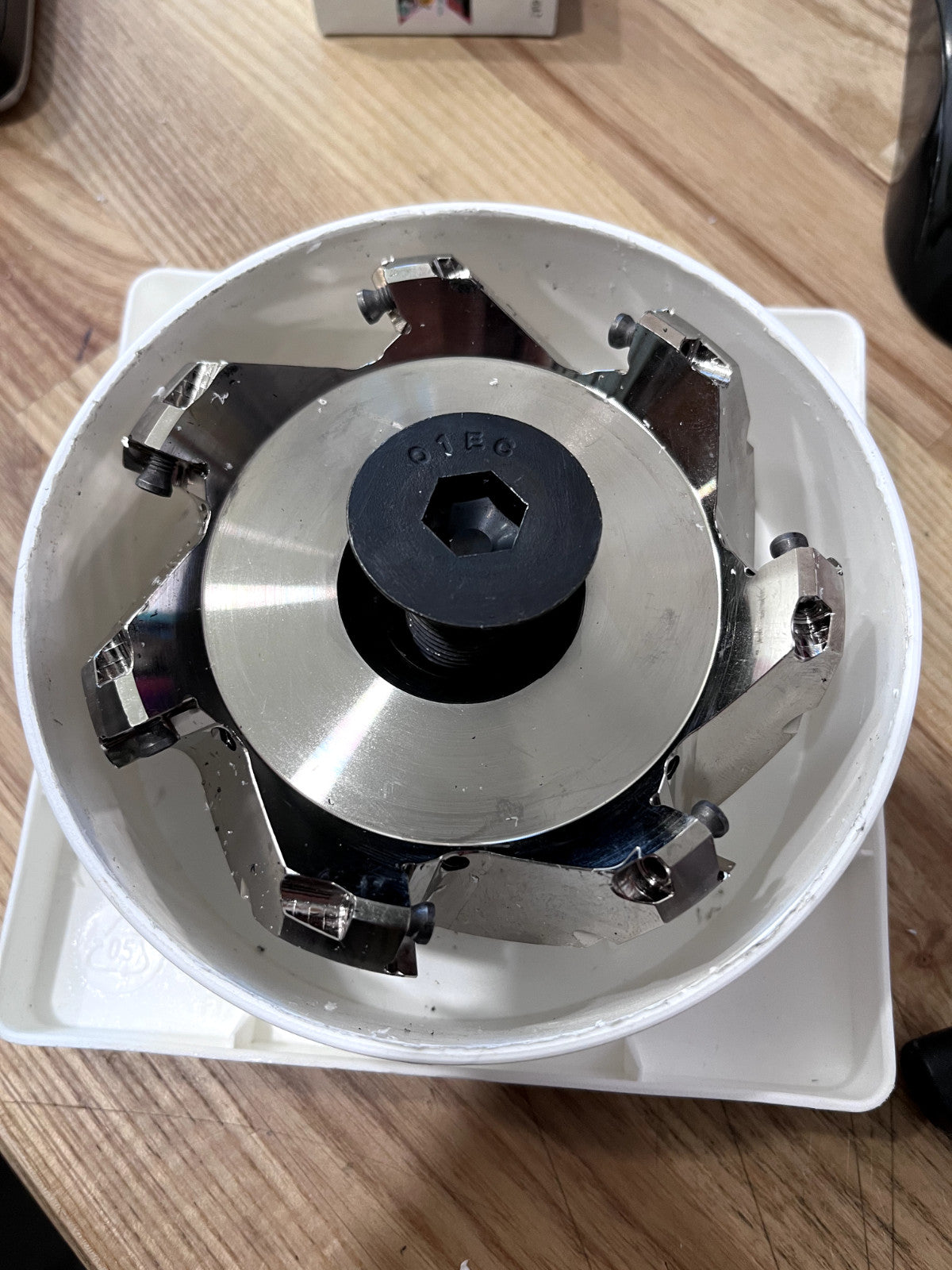Seco 3.94" Cut Diam 1-1/2" Arbor Hole 45° Indexable Chamfer &amp; Angl