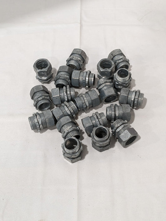 T&B Conduit Connector: For EMT, Die Cast Zinc, 1/2" Trade Size Qty 20 TC211SC