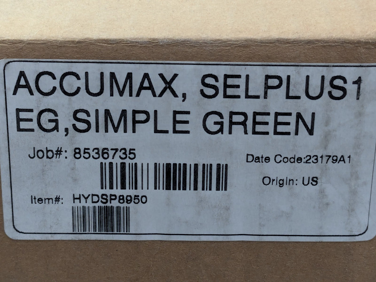 Simple Green Accumax 4 Plus 1 Select Proportioner 1 &amp; 3.5 GPM 0800000108950
