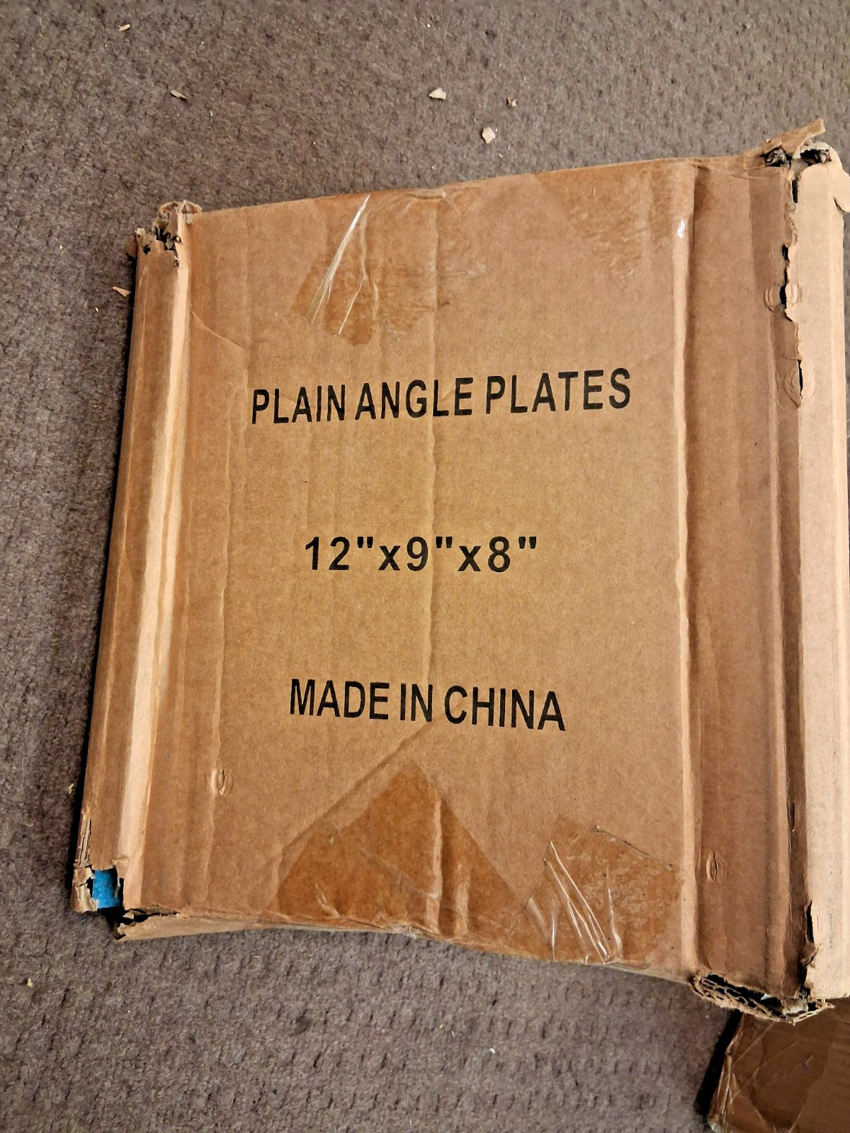Professional Cast Iron Partially Machined Angle Plate 12" Wide 9" High 418-4550