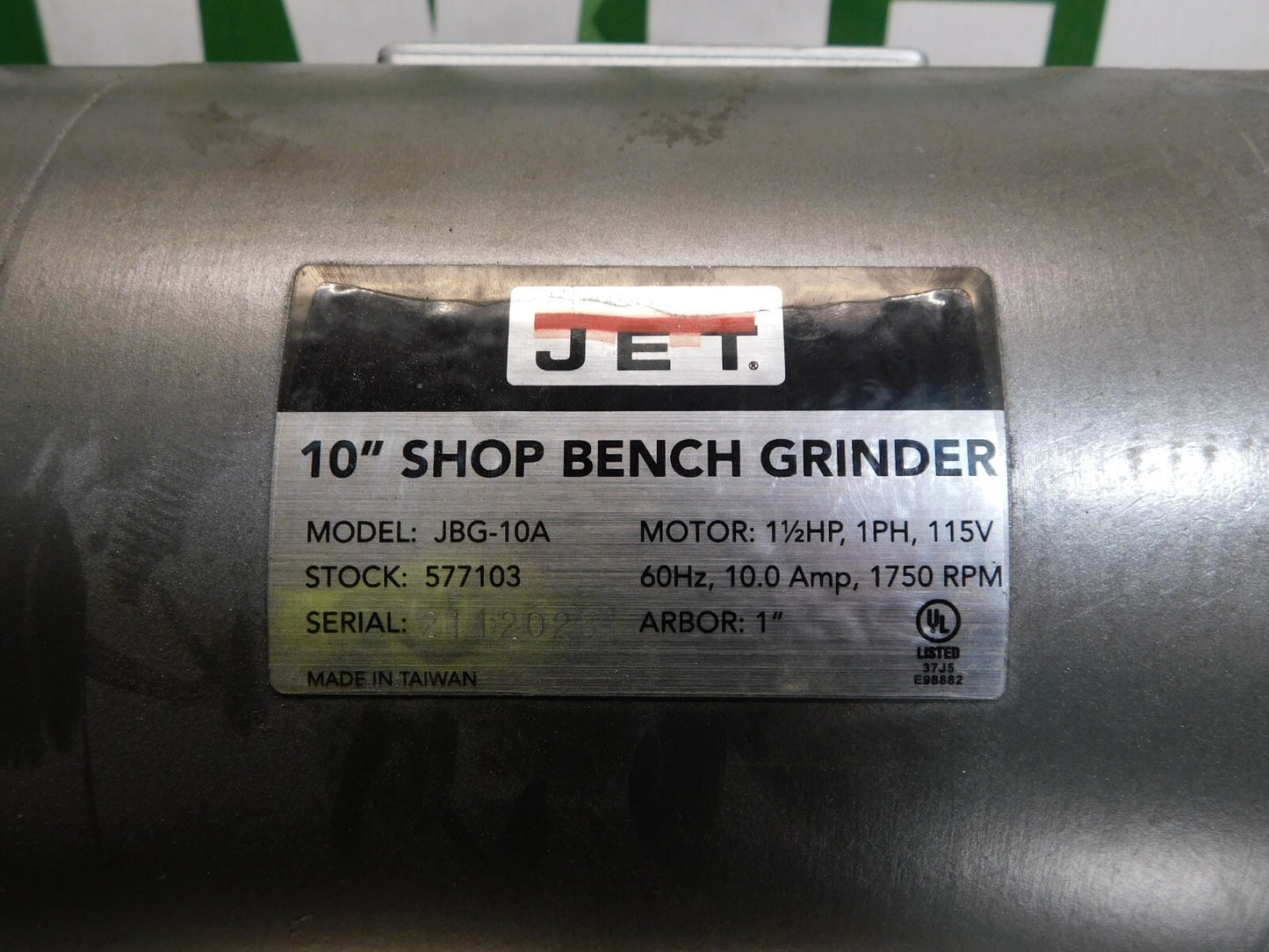 Jet 10" Wheel Diam x 1" Wheel Width 1-1/2 hp Grinder 577103 PARTS/REPAIR